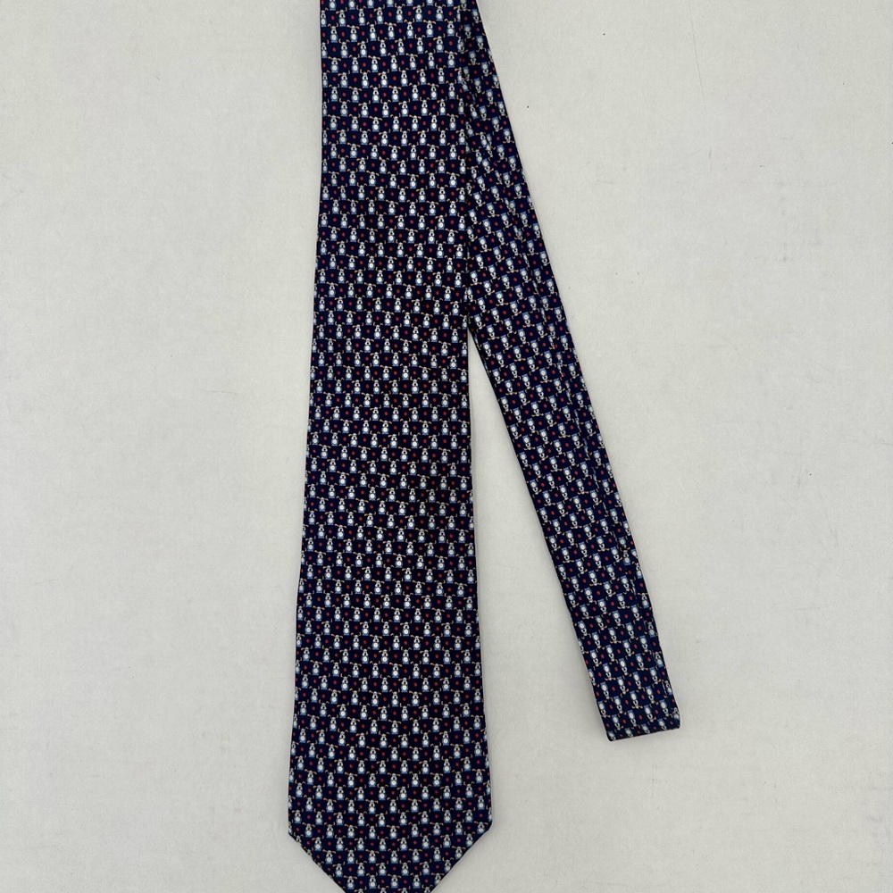 SALVATORE FERRAGAMO Print Silk Tie